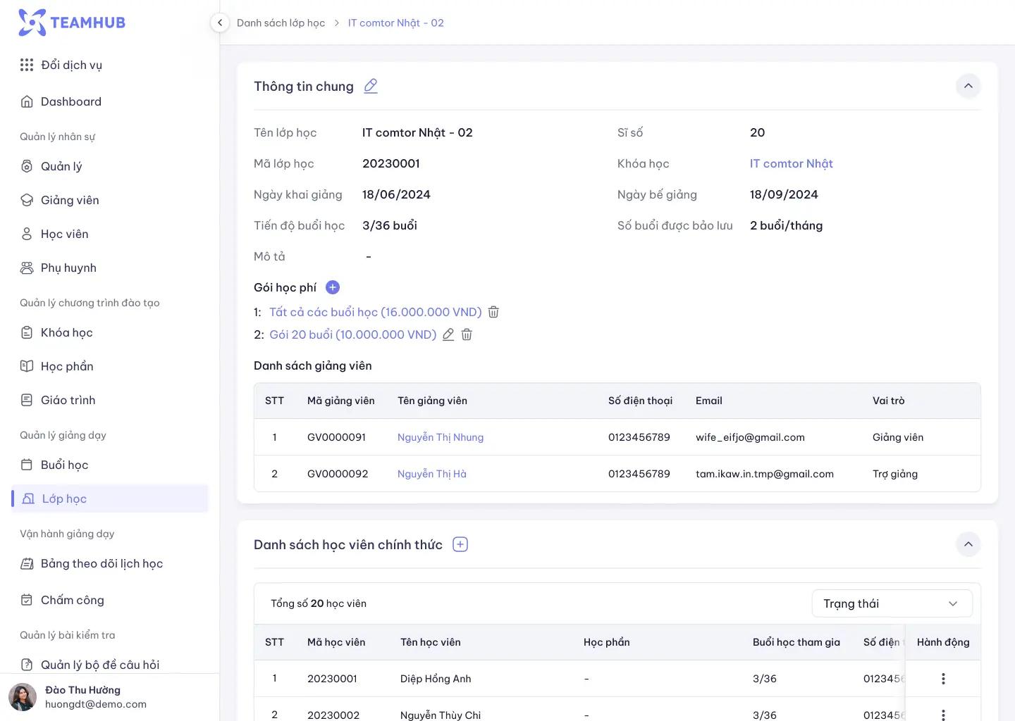 Clear and detailed statistical reports